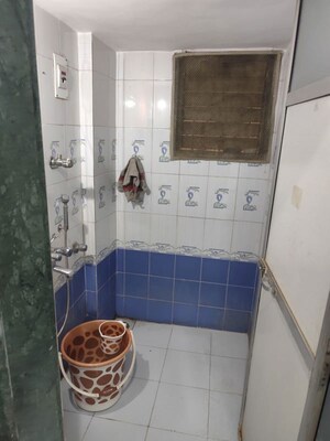Bathroom in 1 BHK Apartment at Rutu Enclave, Kasarvadavali – for Rent