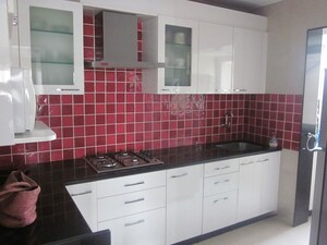 Kitchen in 3 BHK Apartment at Prabhadevi – for Sale