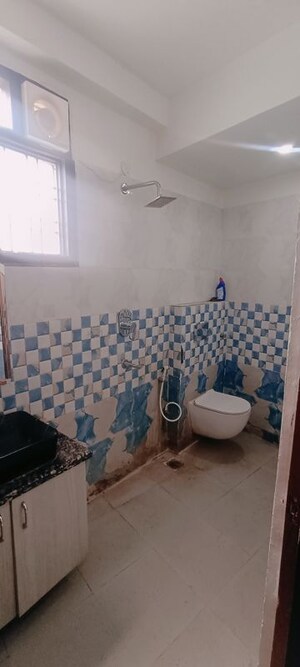 Bathroom in 1 BHK Builder Floor at Sushant Lok Iii – for Rent