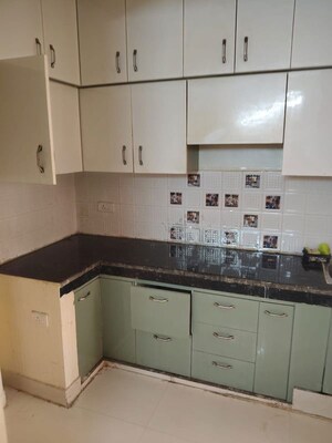 Kitchen in 3 BHK Apartment at Sangwan Heights, Raj Nagar Extension – for Rent