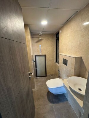 Bathroom in 1 BHK Apartment at IM Applaud 38, Goregaon East – for Rent