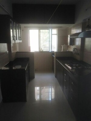 Kitchen in 3 BHK Apartment at Ganesh Park Pimple Saudagar, Pimple Saudagar – for Rent
