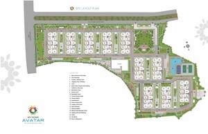 Master Plan in 2 BHK Apartment at My Home Avatar, Gachibowli – for Sale