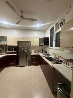 Kitchen in 2 BHK Builder Floor at Saket – for Rent