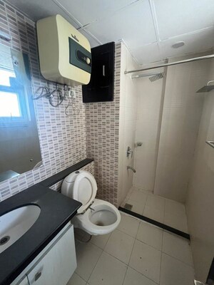 Bathroom in 4 BHK Builder Floor at Sushant Lok I – for Rent