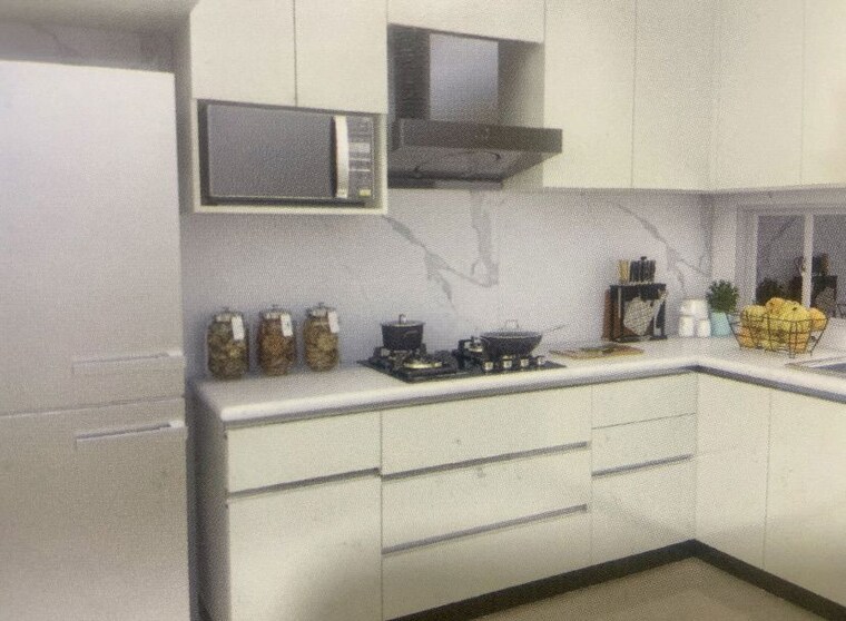 Kitchen, signature-global-park 2.5 Bedroom 922 Sq.Ft. Builder Floor In Sohna Sector 36 Gurgaon 10328591