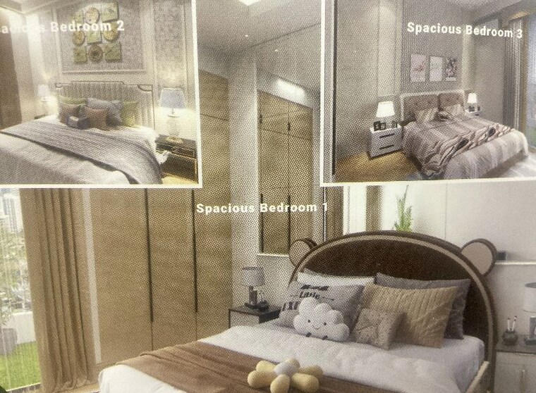 Master Bedroom, signature-global-park 2.5 Bedroom 922 Sq.Ft. Builder Floor In Sohna Sector 36 Gurgaon 10328591