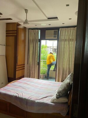 Bedroom in 2 BHK Builder Floor at East Of Kailash – for Rent