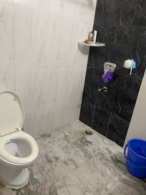Bathroom in 2 BHK Builder Floor at East Of Kailash – for Rent