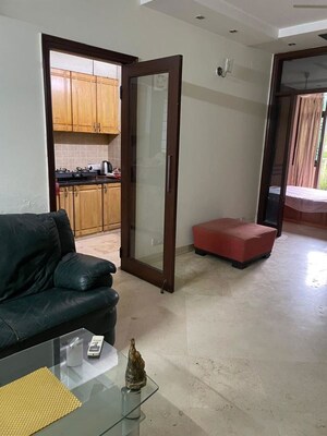 Living Room in 2 BHK Builder Floor at East Of Kailash – for Rent