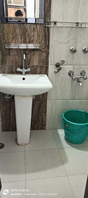 Bathroom in 2 BHK Builder Floor at Chittaranjan Park – for Rent