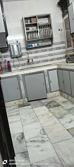 Kitchen in 2 BHK Builder Floor at Chittaranjan Park – for Rent