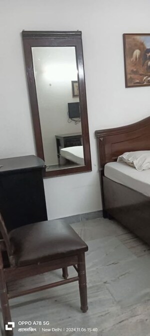 Bedroom in 2 BHK Builder Floor at Chittaranjan Park – for Rent