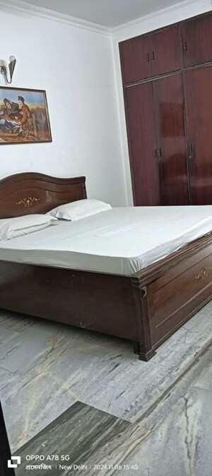 Bedroom in 2 BHK Builder Floor at Chittaranjan Park – for Rent