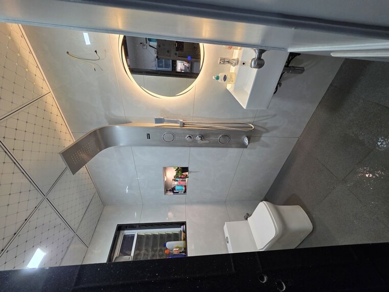 Bathroom, oxford-village-condominium 2 Bedroom 1100 Sq.Ft. Apartment In Wanowrie Pune 10328601
