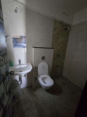 Bathroom in 2 BHK Apartment at Mantra Insignia, Mundhwa – for Rent