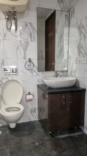 Bathroom in 3 BHK Builder Floor at East Of Kailash – for Rent