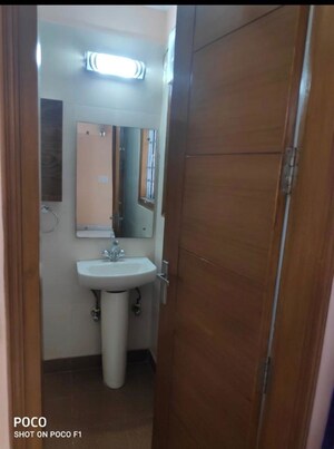 Bathroom in 3 BHK Builder Floor at Chittaranjan Park – for Rent