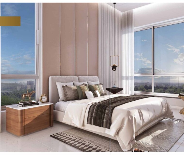 Bedroom, kumar-parth-towers 2 Bedroom 774 Sq.Ft. Apartment In Baner Pune 10328645