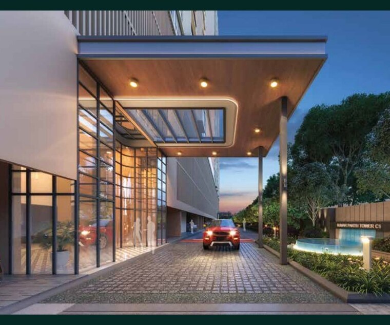 Exterior View, kumar-parth-towers 3 Bedroom 1090 Sq.Ft. Apartment In Baner Pune 10328652