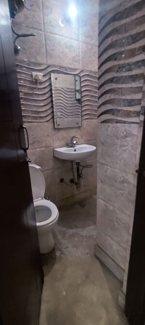Bathroom in 2 BHK Builder Floor at Chattarpur – for Rent