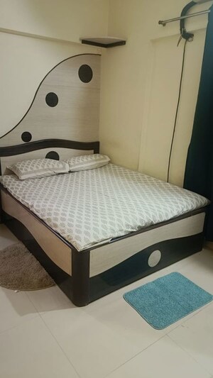 Bedroom in 1 BHK Apartment at Everest World Aspen, Dhokali – for Rent