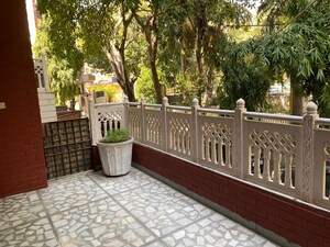 Balcony in 3 BHK Builder Floor at Malviya Nagar – for Rent