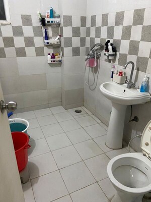 Bathroom in 2 BHK Apartment at Gaur City 7th Avenue, Sector 4 Greater Noida – for Rent