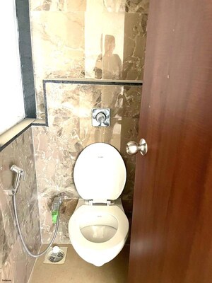 Bathroom in 1 BHK Apartment at Gulmohar Paradise Homes, Kharadi – for Rent