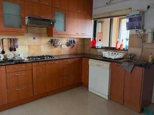 Kitchen in 3 BHK Apartment at Panchshil Forest Castle, Koregaon Park – for Rent