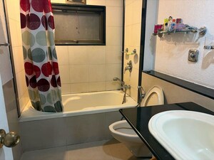 Bathroom in 3 BHK Apartment at Panchshil Forest Castle, Koregaon Park – for Rent