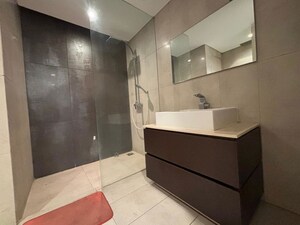 Bathroom in 4 BHK Apartment at Panchshil One North, Magarpatta City – for Rent