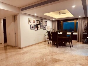 Dining area in 4 BHK Apartment at Panchshil One North, Magarpatta City – for Rent
