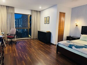 Bedroom in 4 BHK Apartment at Panchshil One North, Magarpatta City – for Rent