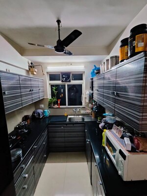 Kitchen in 2 BHK Apartment at Hiranandani Meadows, Manpada – for Rent