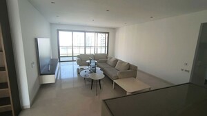 Living Room in 4 BHK Apartment at Panchshil One North, Magarpatta City – for Rent