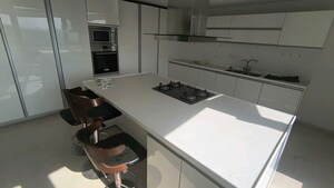 Kitchen in 4 BHK Apartment at Panchshil One North, Magarpatta City – for Rent