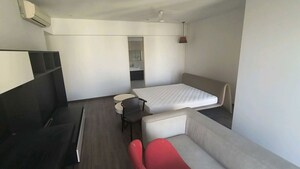 Bedroom in 4 BHK Apartment at Panchshil One North, Magarpatta City – for Rent