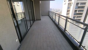 Balcony in 4 BHK Apartment at Panchshil One North, Magarpatta City – for Rent