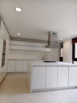 Kitchen in 4 BHK Apartment at Panchshil One North, Magarpatta City – for Rent