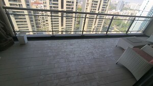 Balcony in 4 BHK Apartment at Panchshil One North, Magarpatta City – for Rent