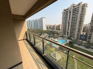 Balcony in 4 BHK Apartment at Panchshil One North, Magarpatta City – for Rent