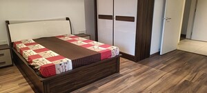 Bedroom in 4 BHK Apartment at Panchshil One North, Magarpatta City – for Rent