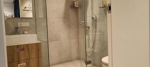 Bathroom in 4 BHK Apartment at Panchshil One North, Magarpatta City – for Rent
