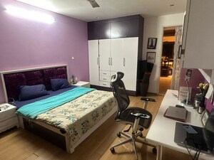 Bedroom in 3.5 BHK Apartment at Panchshil One North, Magarpatta City – for Rent