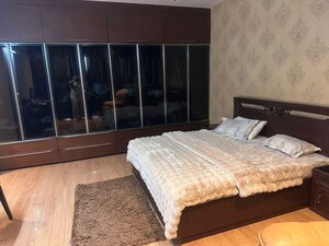 Master Bedroom in 3.5 BHK Apartment at Panchshil One North, Magarpatta City – for Rent