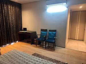 Master Bedroom in 3.5 BHK Apartment at Panchshil One North, Magarpatta City – for Rent