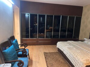 Master Bedroom in 3.5 BHK Apartment at Panchshil One North, Magarpatta City – for Rent