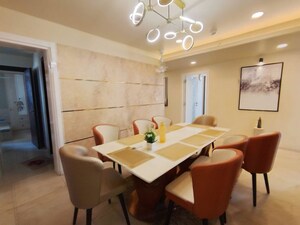 Dining area in 4 BHK Apartment at Panchshil Towers, Kharadi – for Rent