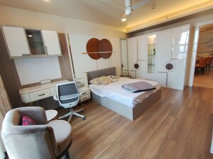 Bedroom in 4 BHK Apartment at Panchshil Towers, Kharadi – for Rent